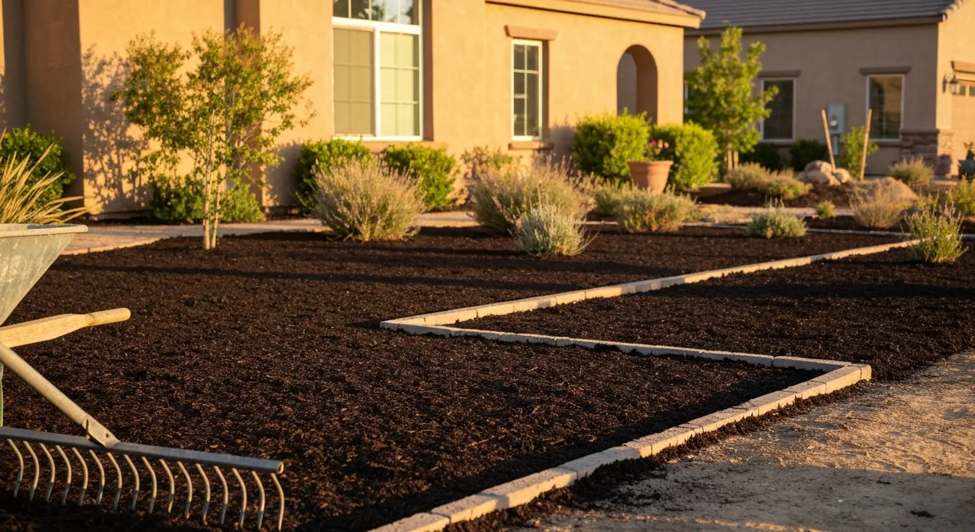 Mulch installation