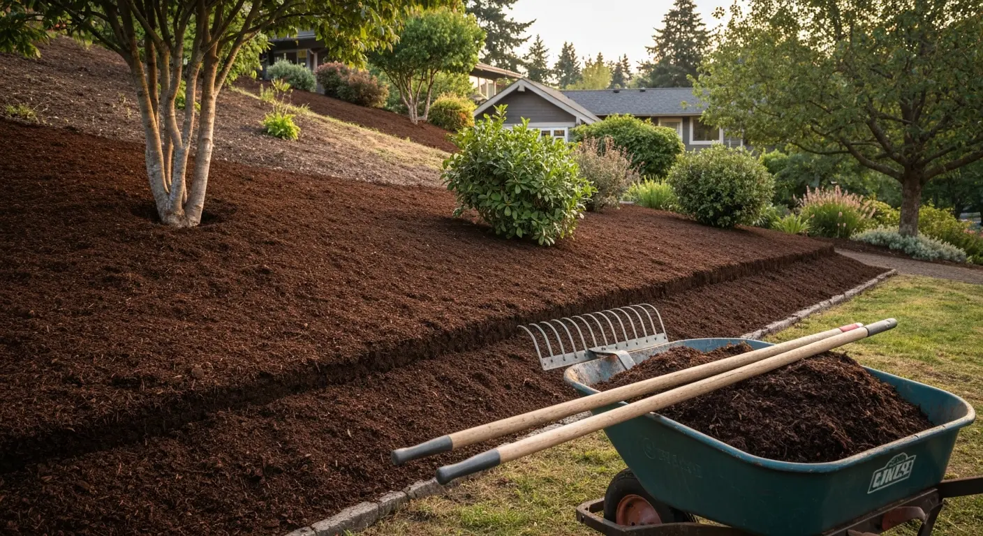 Mulch installation