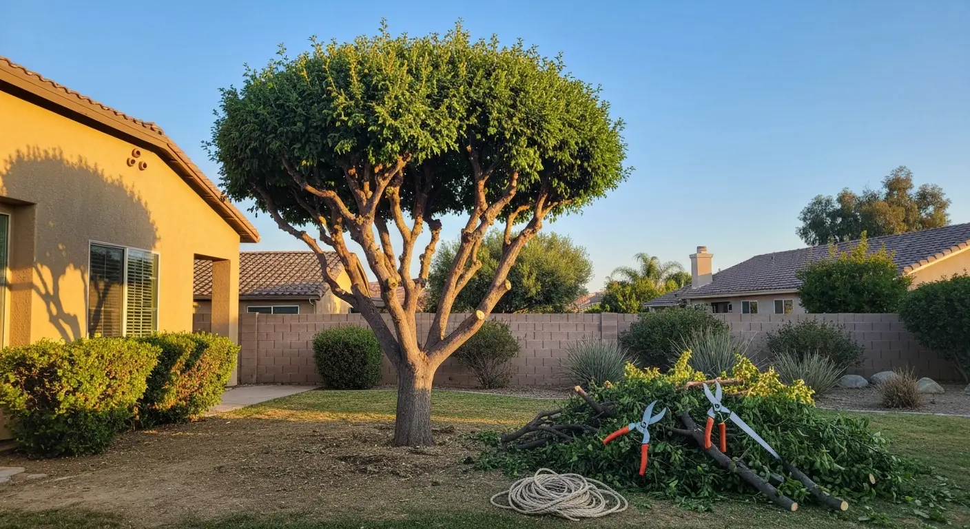 Professional tree trimming service