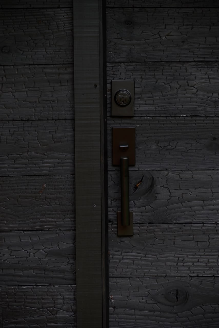 Detalle exterior de una construcción de madera