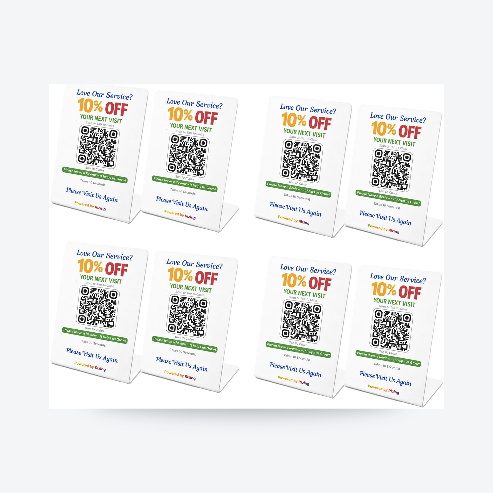 8-Pack Rizing stand bundle