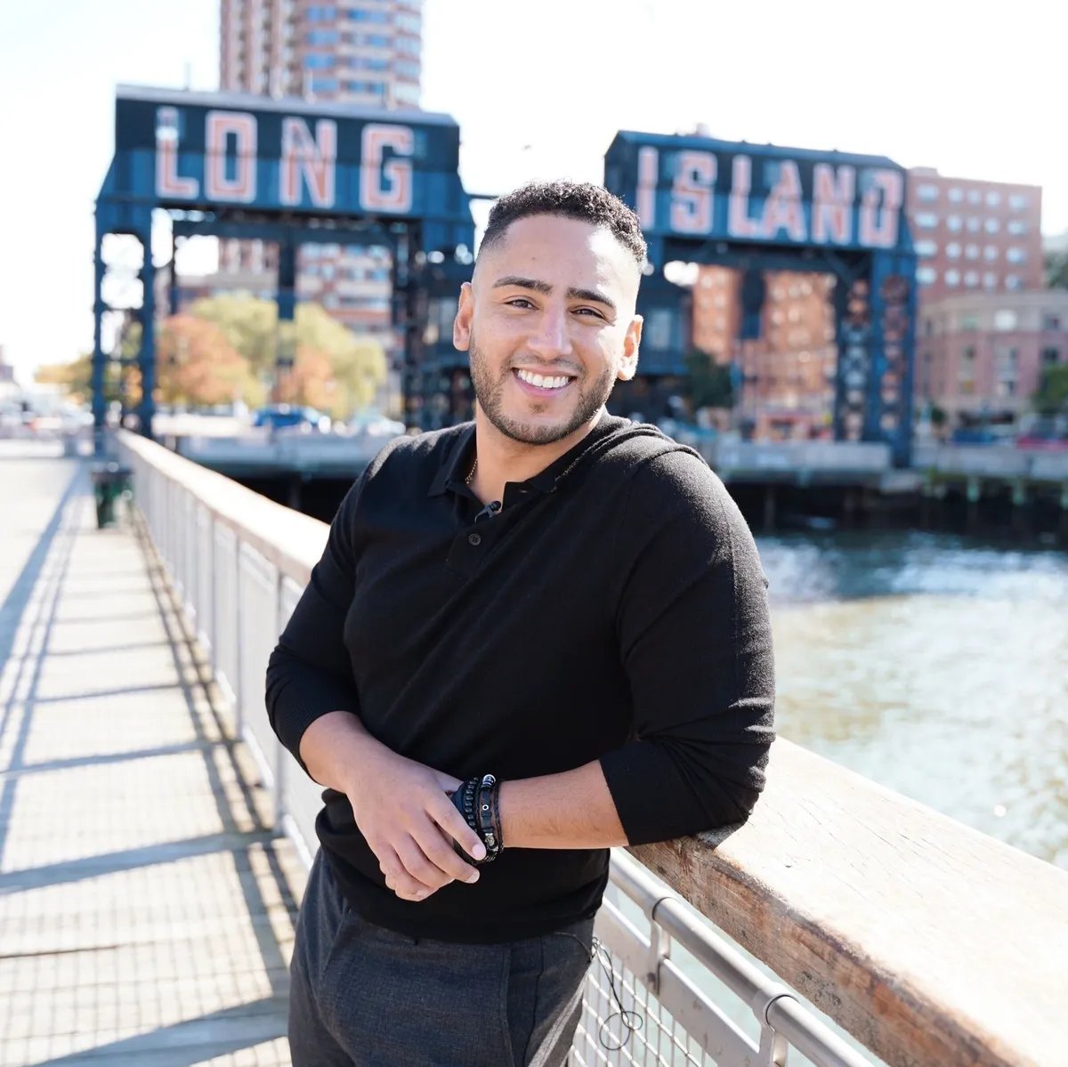 Jerges Santana at Gantry Plaza State Park, Long Island City