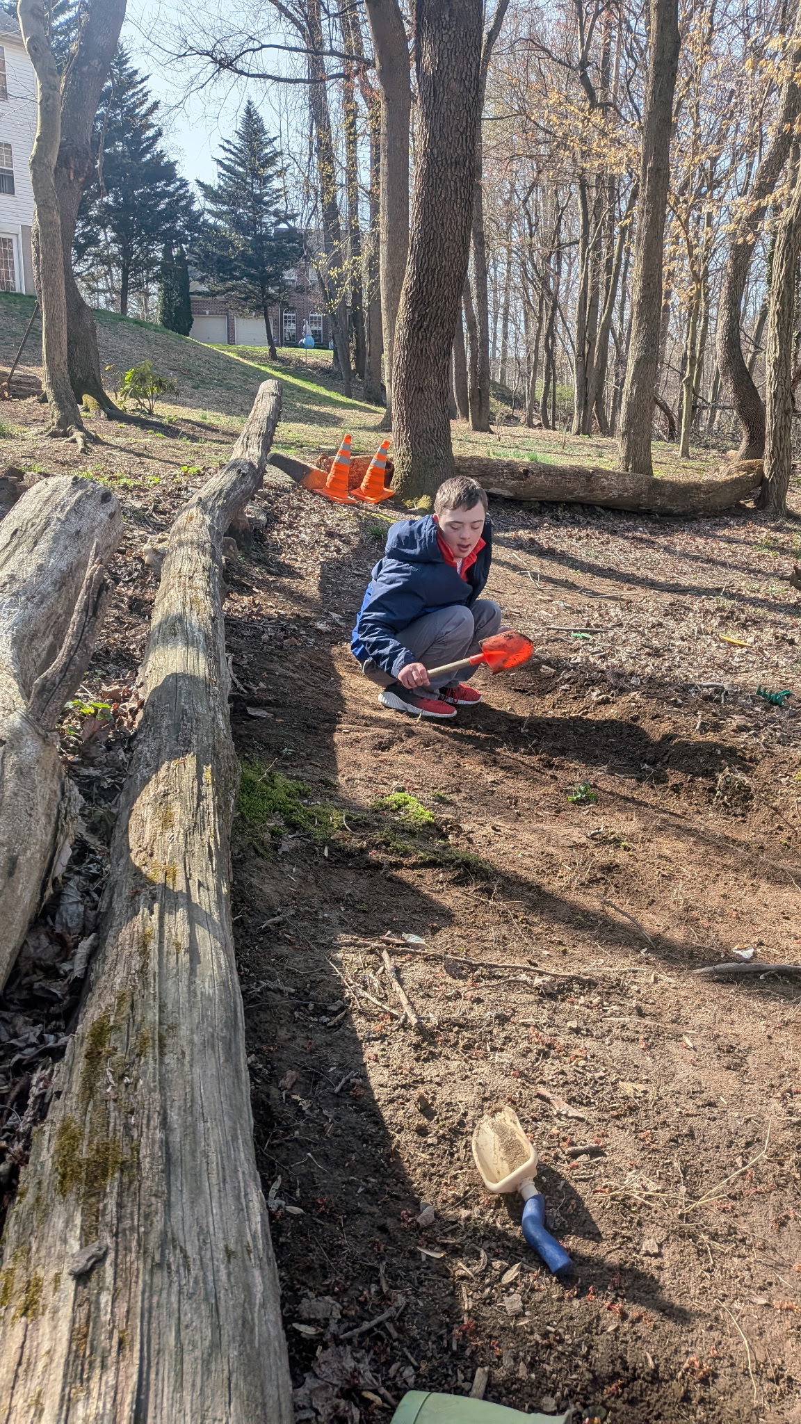 Boy playing in direct Boy playing in direct