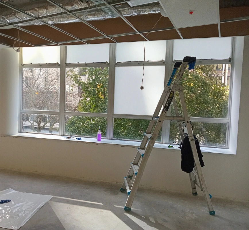 UV-blocking window tint for Wellington office building