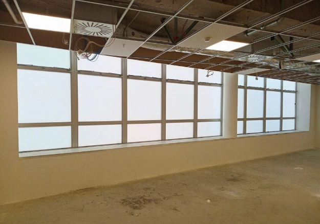 Office window frosting in Wellington