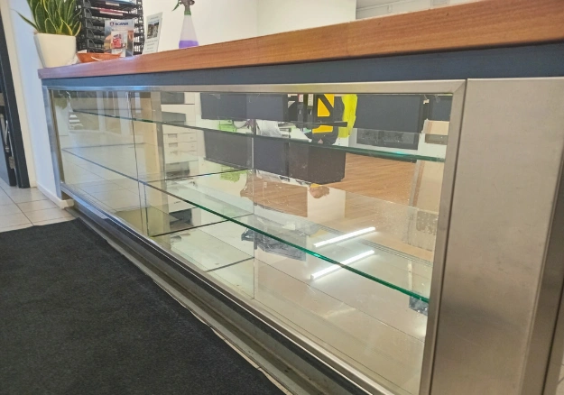 Cabinet Glass installaation project completed by First Class Glass Wairarapa
