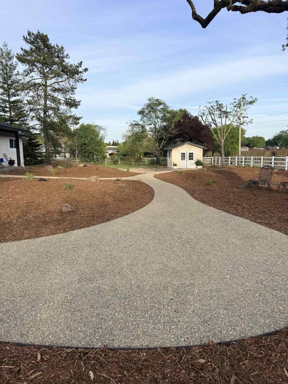 DG patio and walkway installation — Wine Country Landscaping