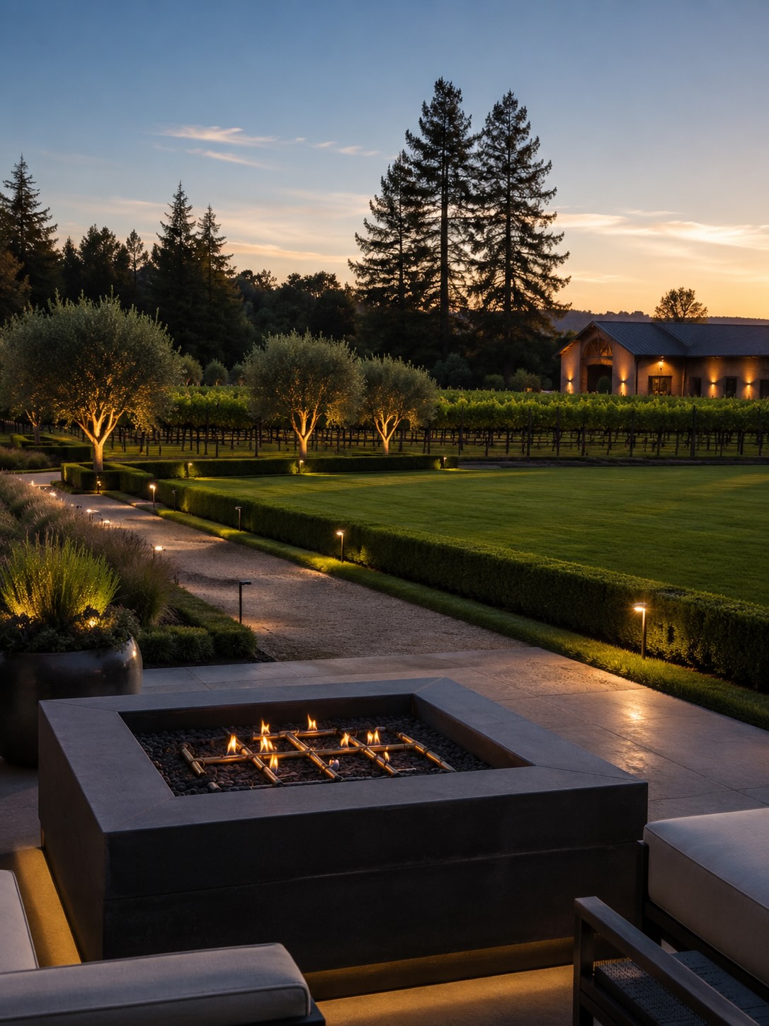 Wine country estate or winery grounds — Wine Country Landscaping