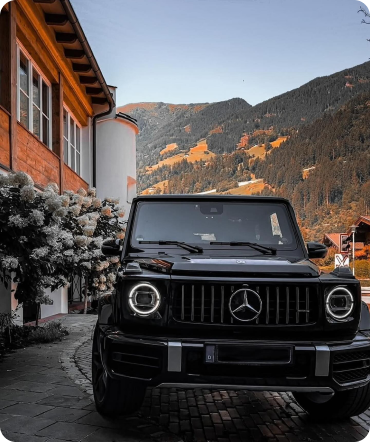 The Luxvoni G-Wagon at Five Start Resort for team restreat.