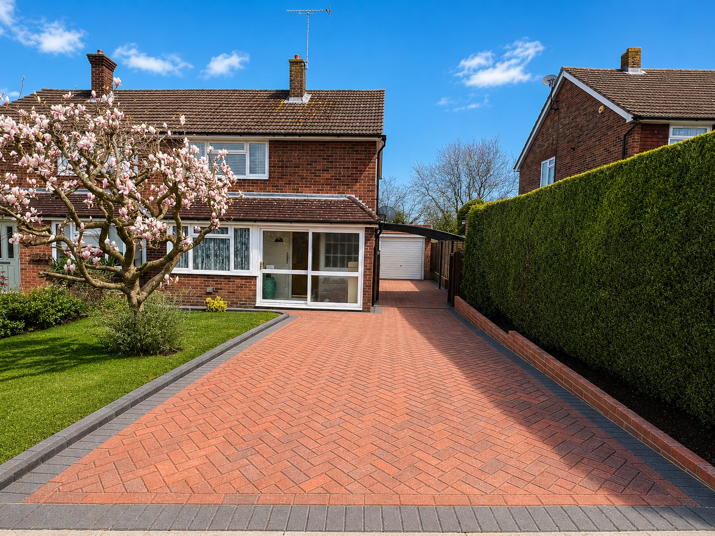 Paving project in Tonbridge