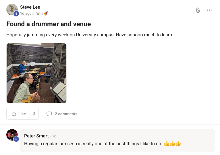 Steve Lee
  — student testimonial