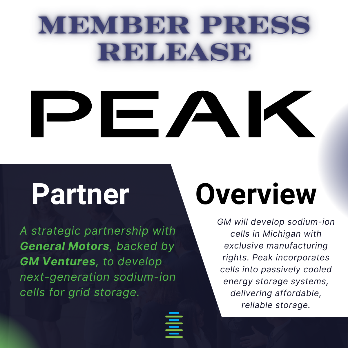 Member press release, PEAK and General Motors on sodium-ion cells
