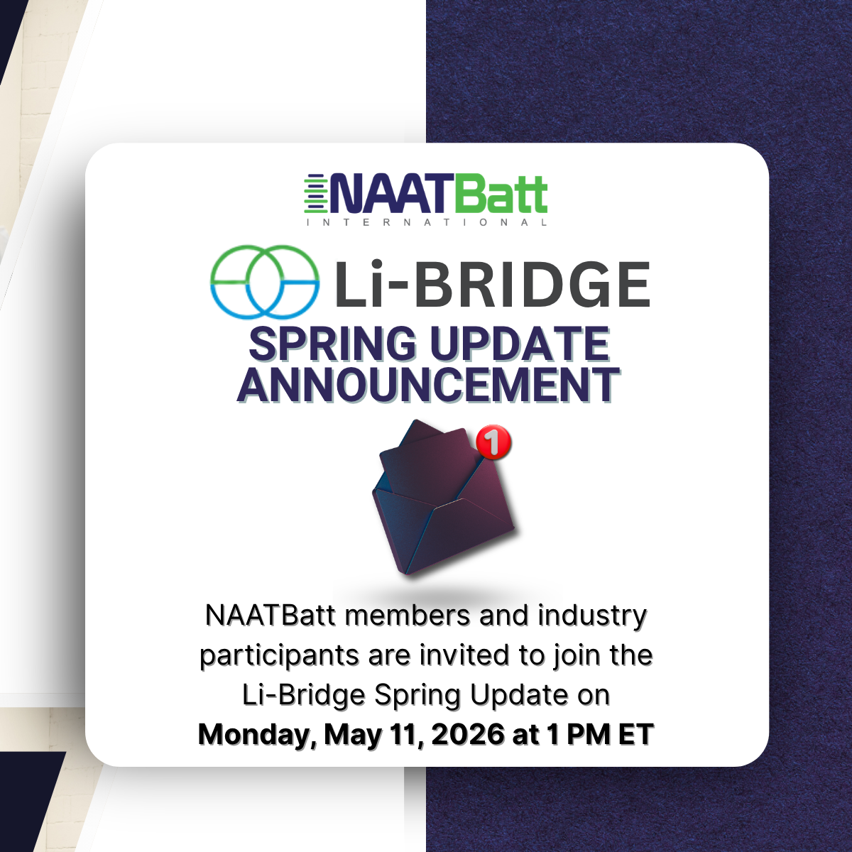Li-Bridge spring update announcement
