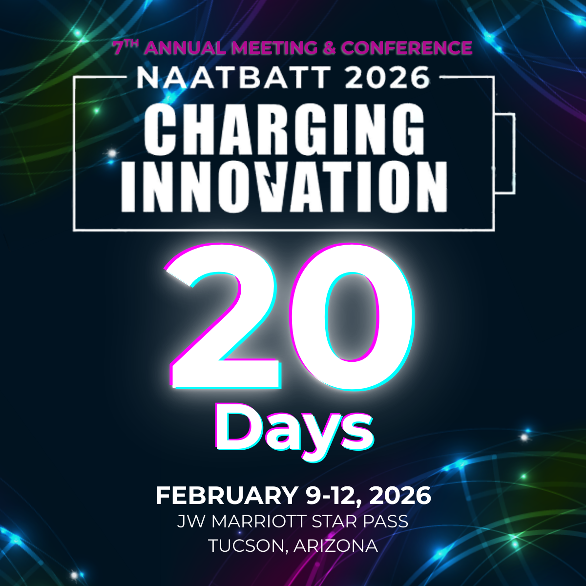 Charging Innovation 2026, twenty days to go