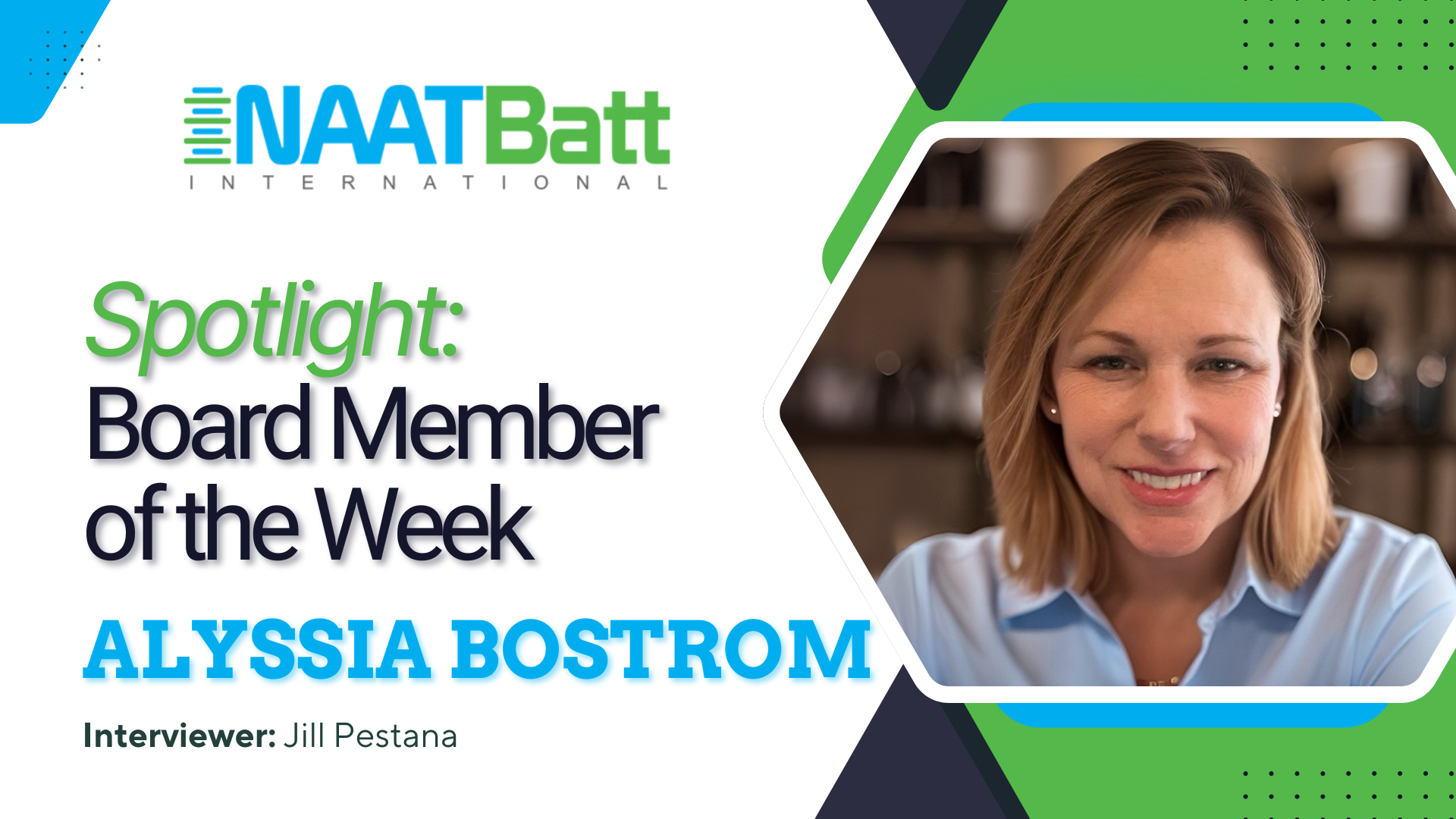 Board Member of the Week spotlight, Alyssia Bostrom