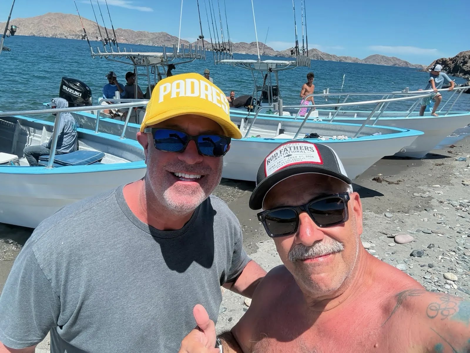The Rodfather Tours co-founders Randy McMurray and Javier Fernandez in Baja