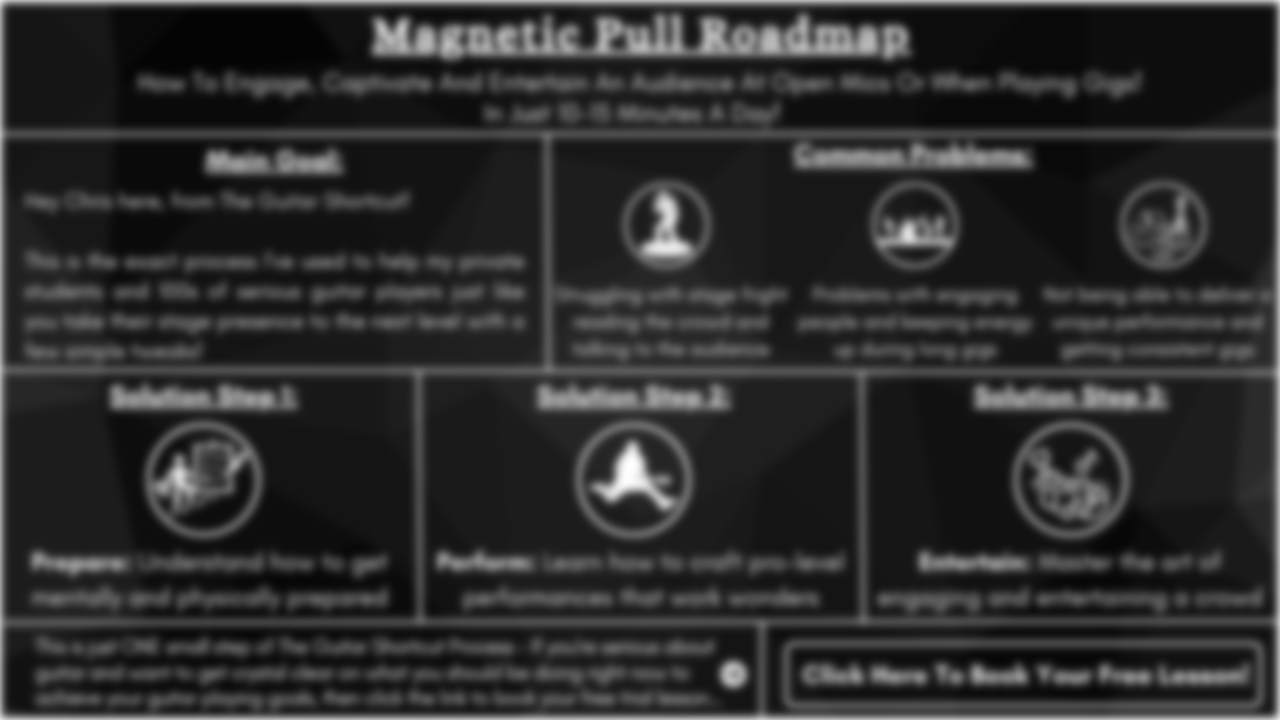 The Guitar Shortcut - Magnetic Pull Cheat Sheet