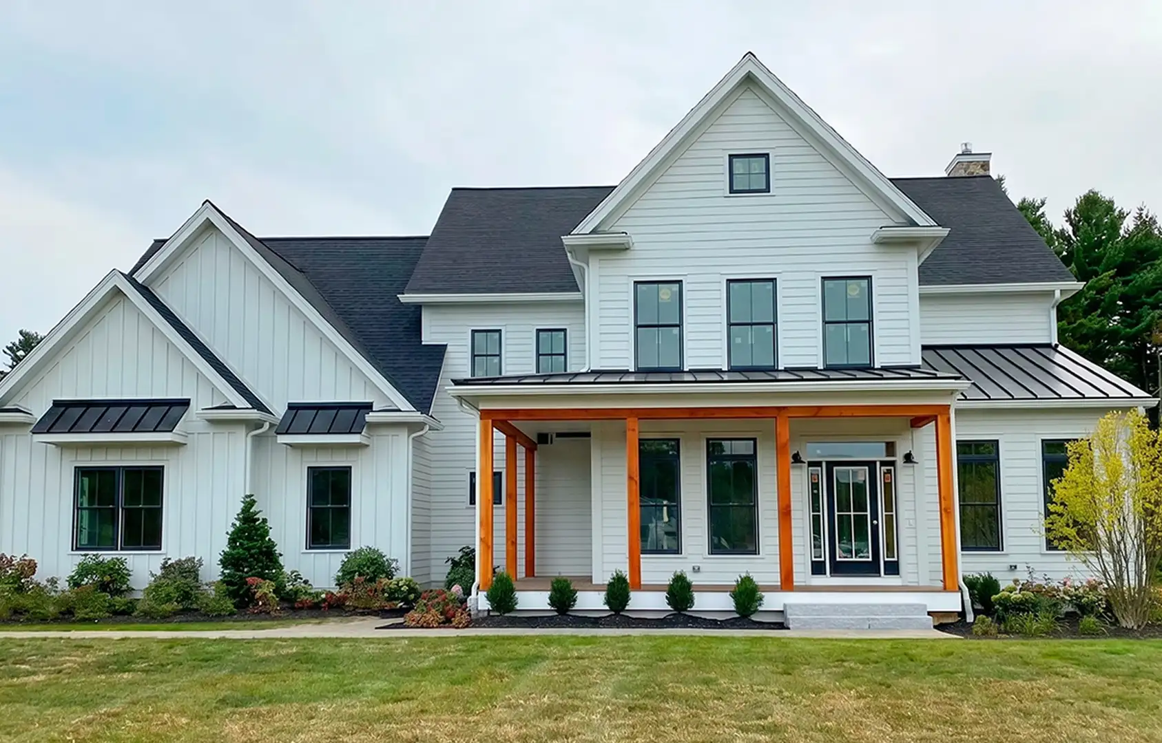 House exterior before painting
