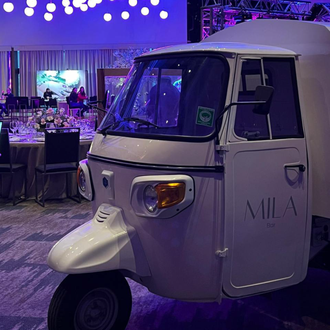 Mila Bar at an indoor celebration