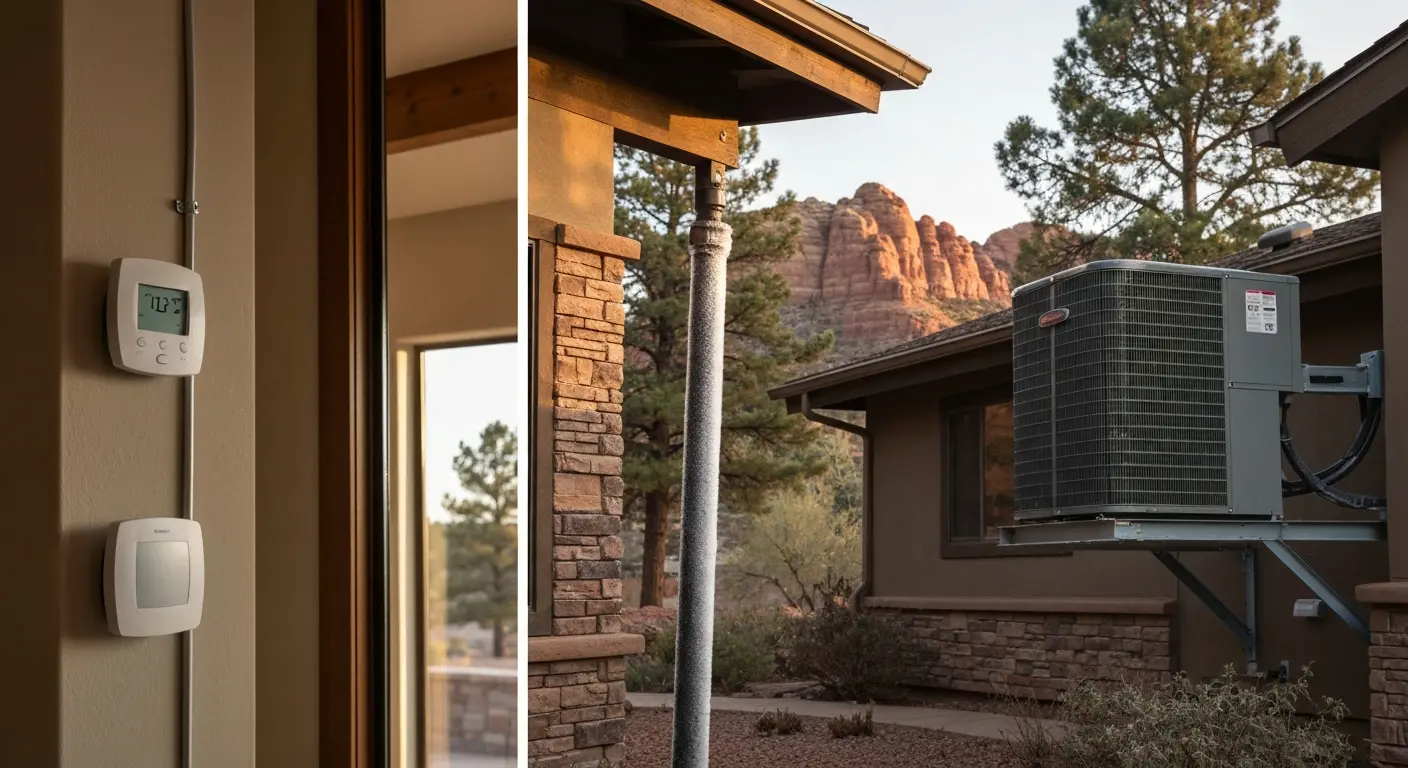 Seasonal temperature changes in Prescott Valley