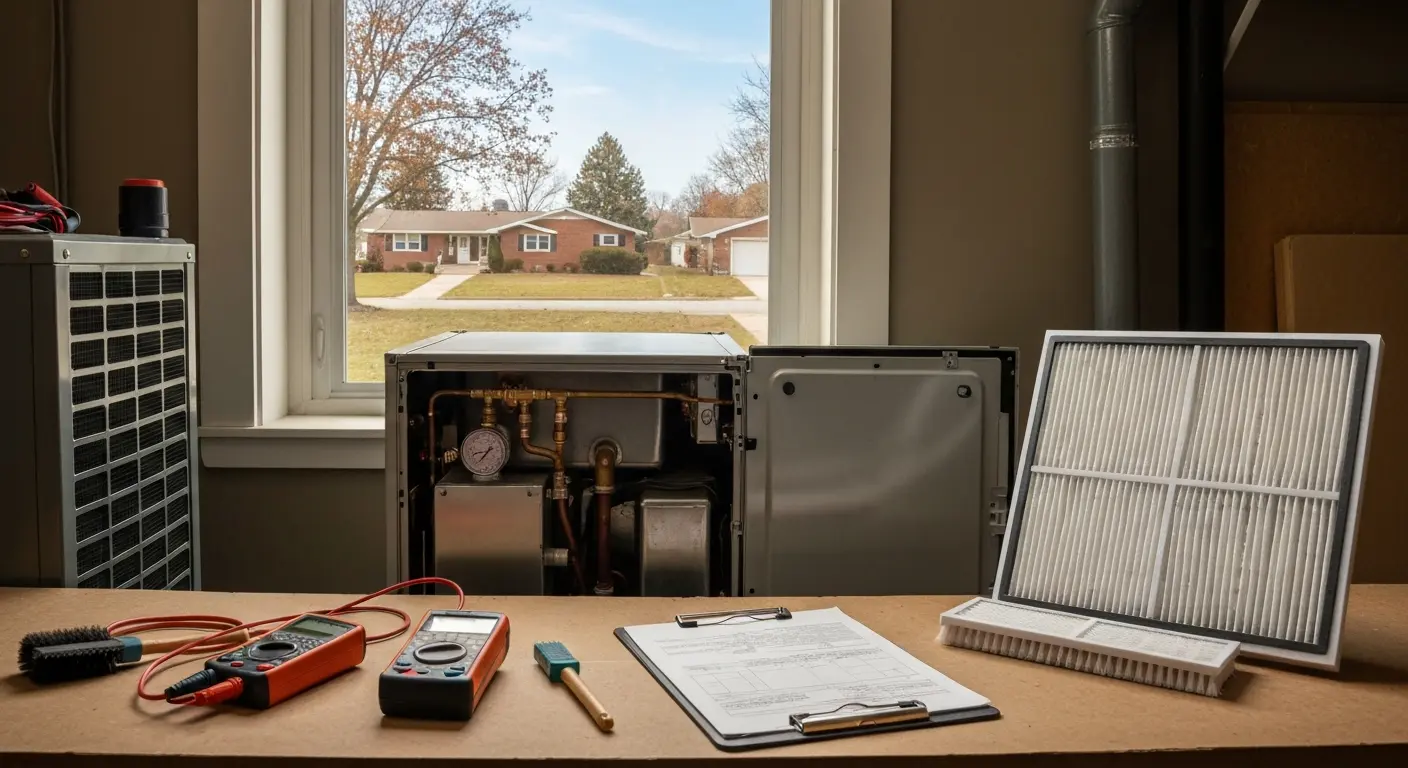 HVAC system maintenance and tune-up service