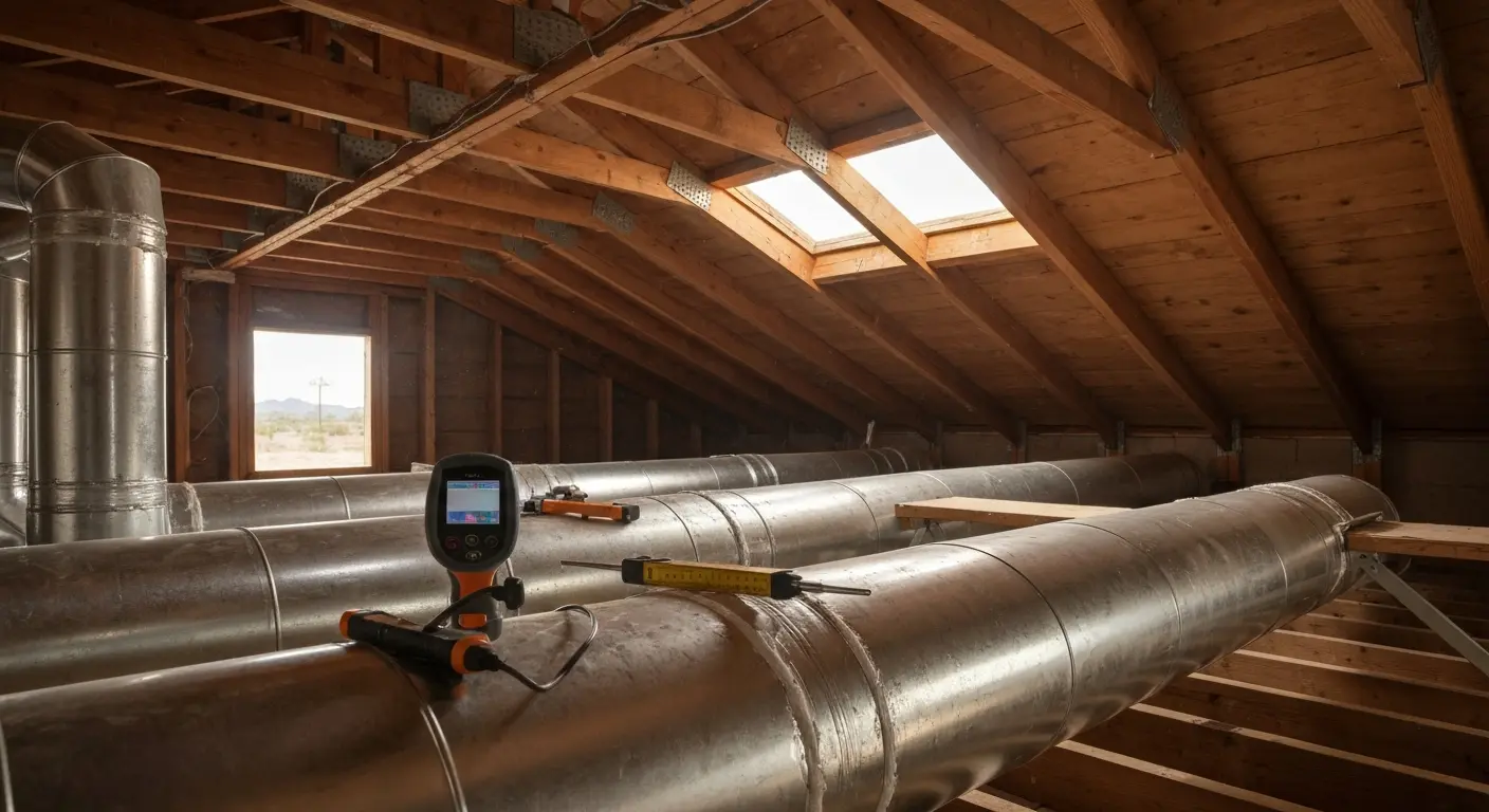 Ductwork design and sealing near Wickenburg area