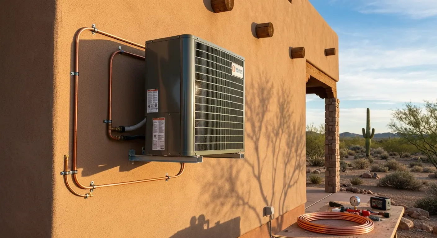 Air conditioning installation in Wickenburg home