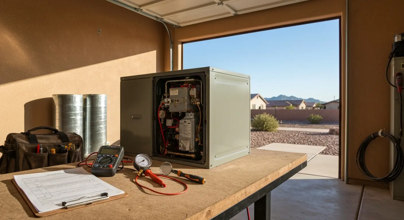 Heating system maintenance in Mesa