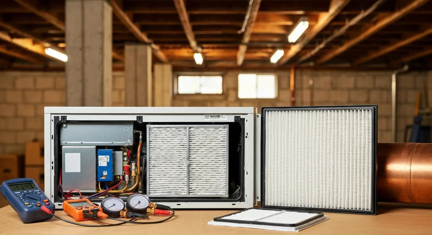 HVAC system maintenance and cleaning