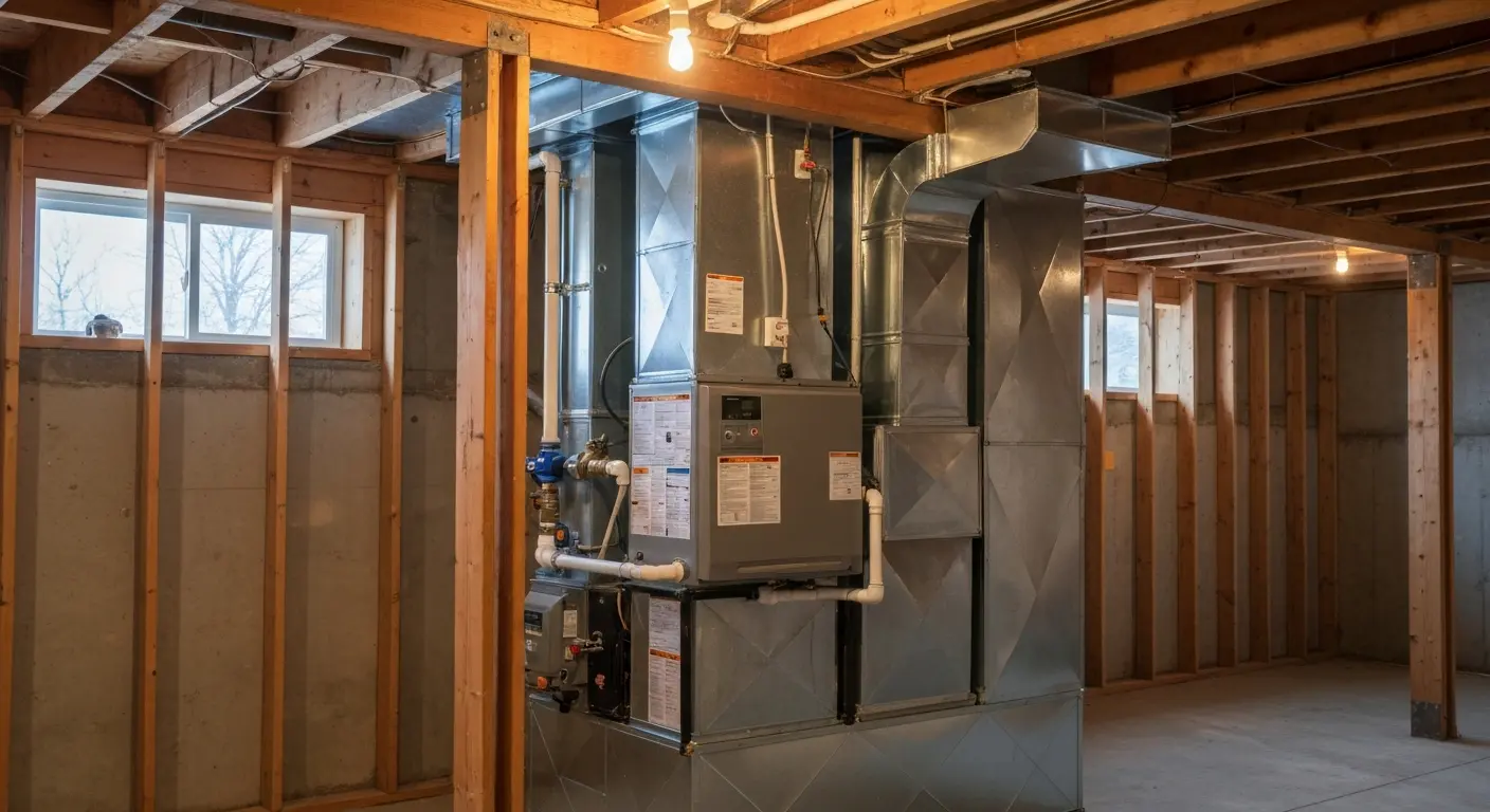 Furnace installation in Mayer