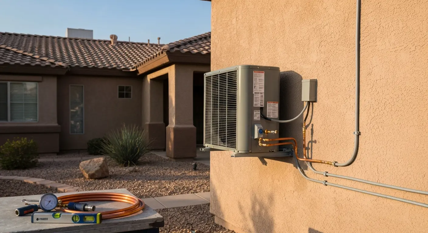 AC unit installation
