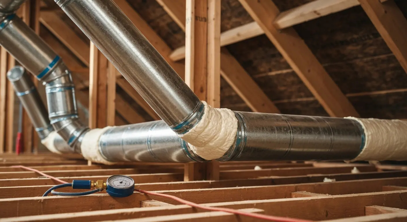 HVAC duct repair and sealing service