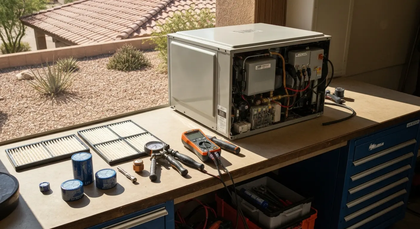 Heat pump maintenance service