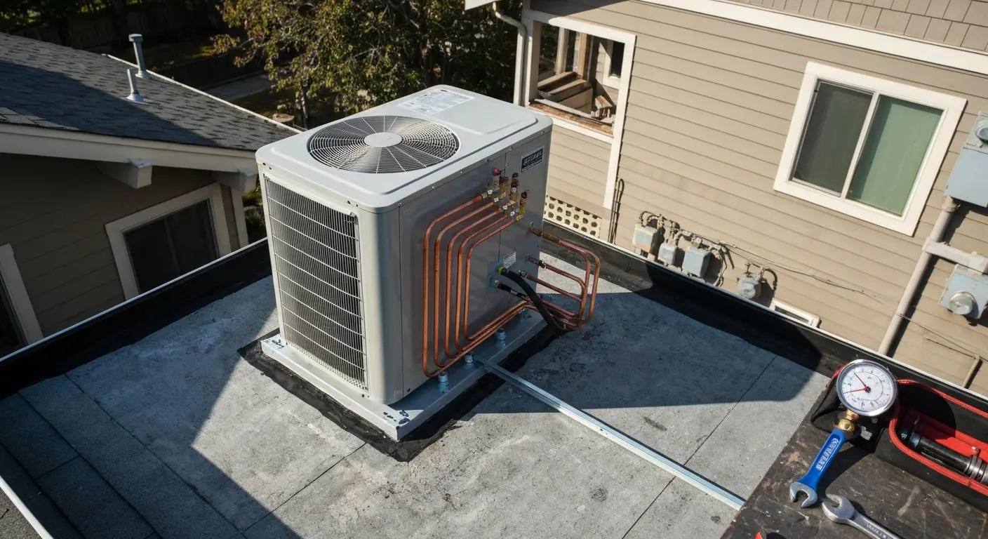Heat pump system installation