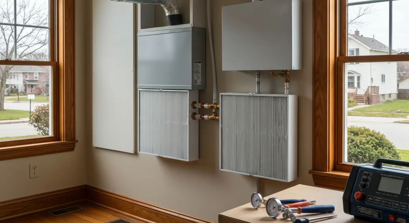 Air quality system installation