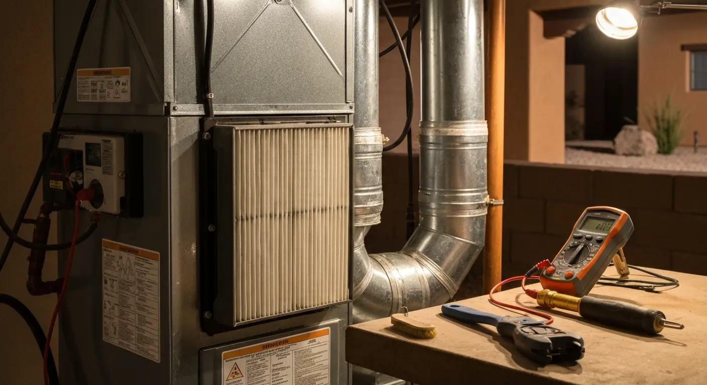 Heating system maintenance