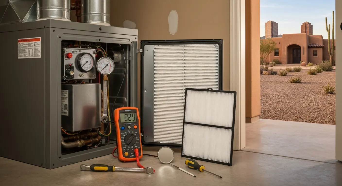 Furnace tune-up in Tempe