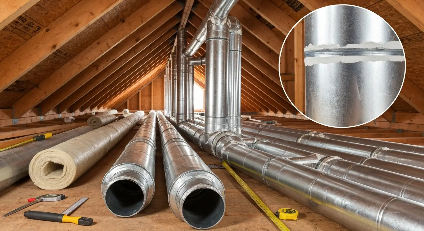 Duct work and sealing