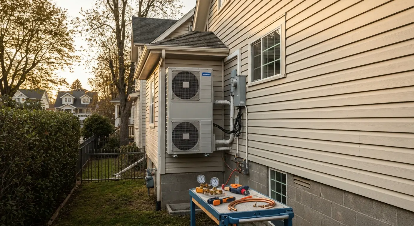 Heat pump installation
