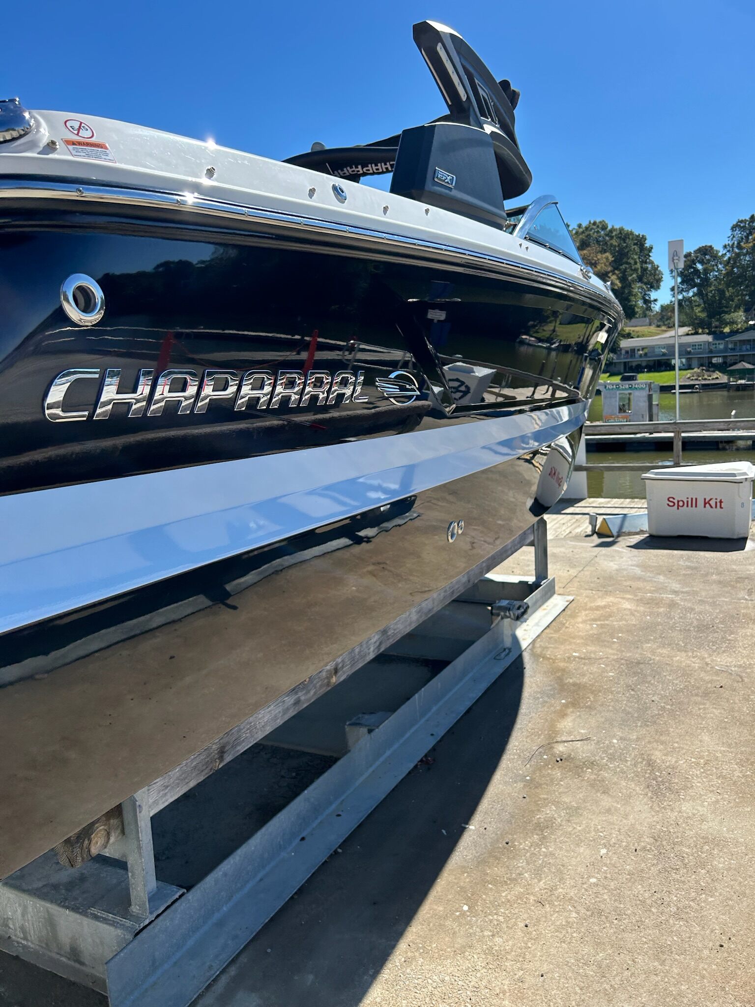 boat detail in Denver NC boat detail in Denver NC