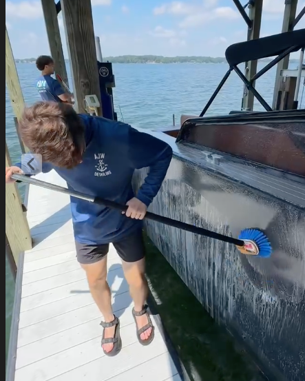 Boat detailing Cornelius NC — AJW Detailing Lake Norman dock-to-dock service