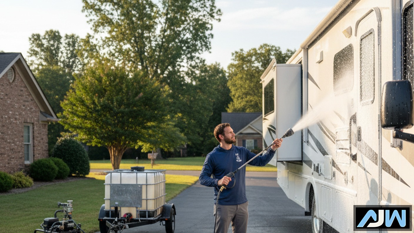 rv detailing lake norman nc mobile service AJW Detailing