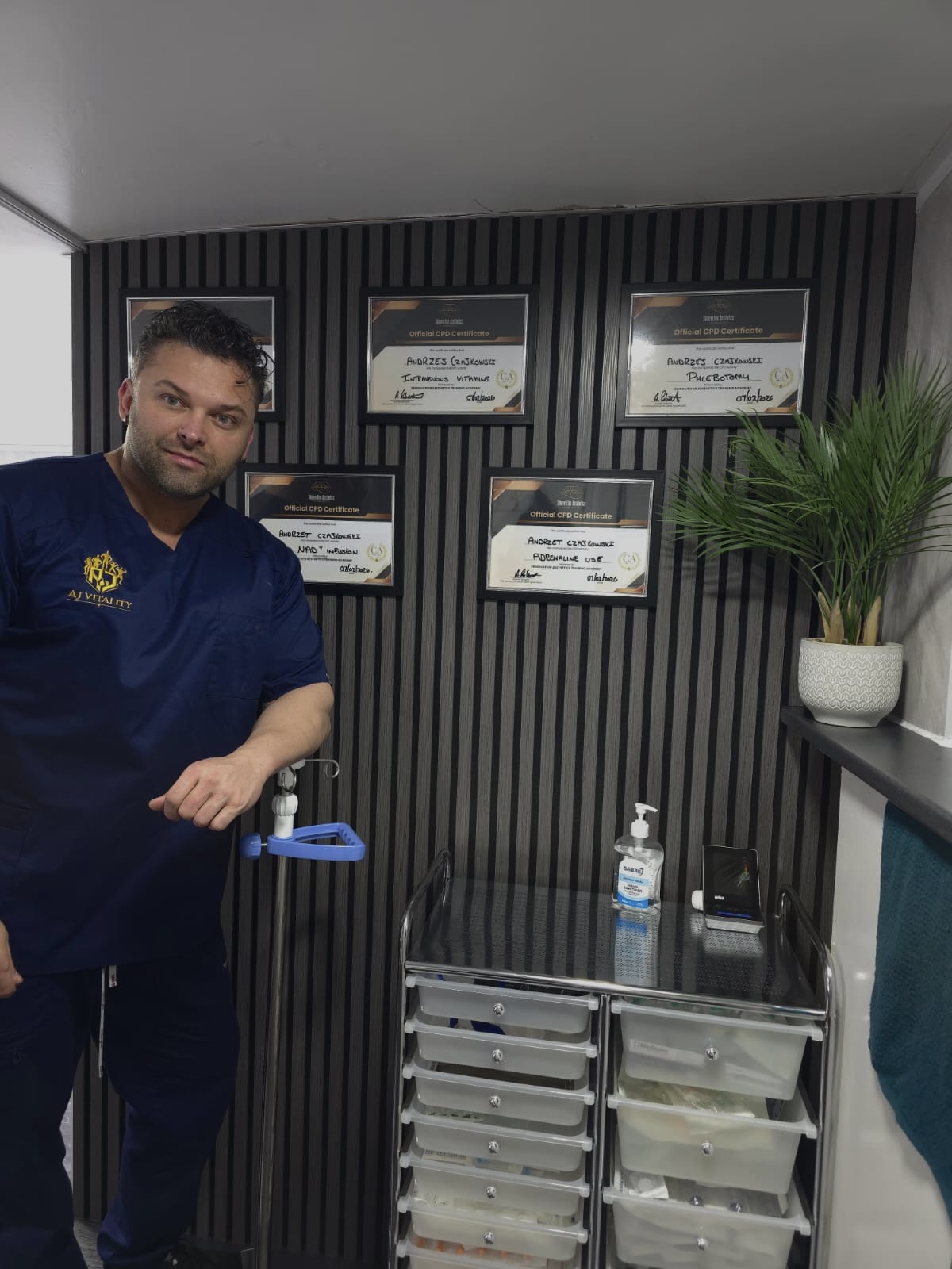 AJ Vitality clinic and practitioner