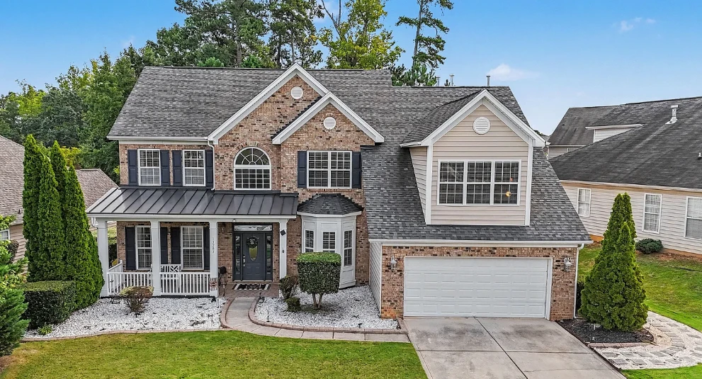 Brick two-story North Carolina home