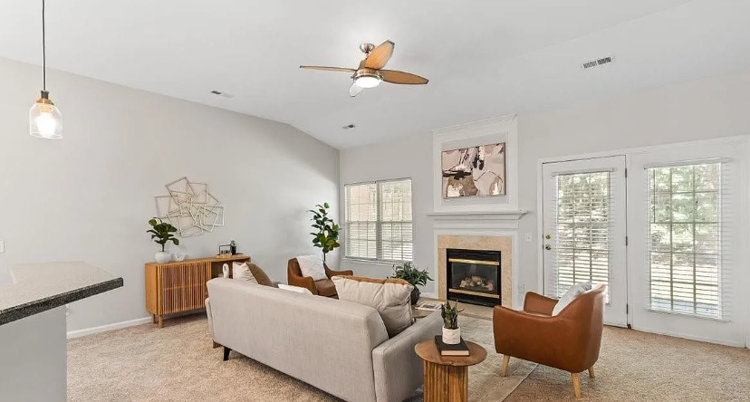 Bright living room