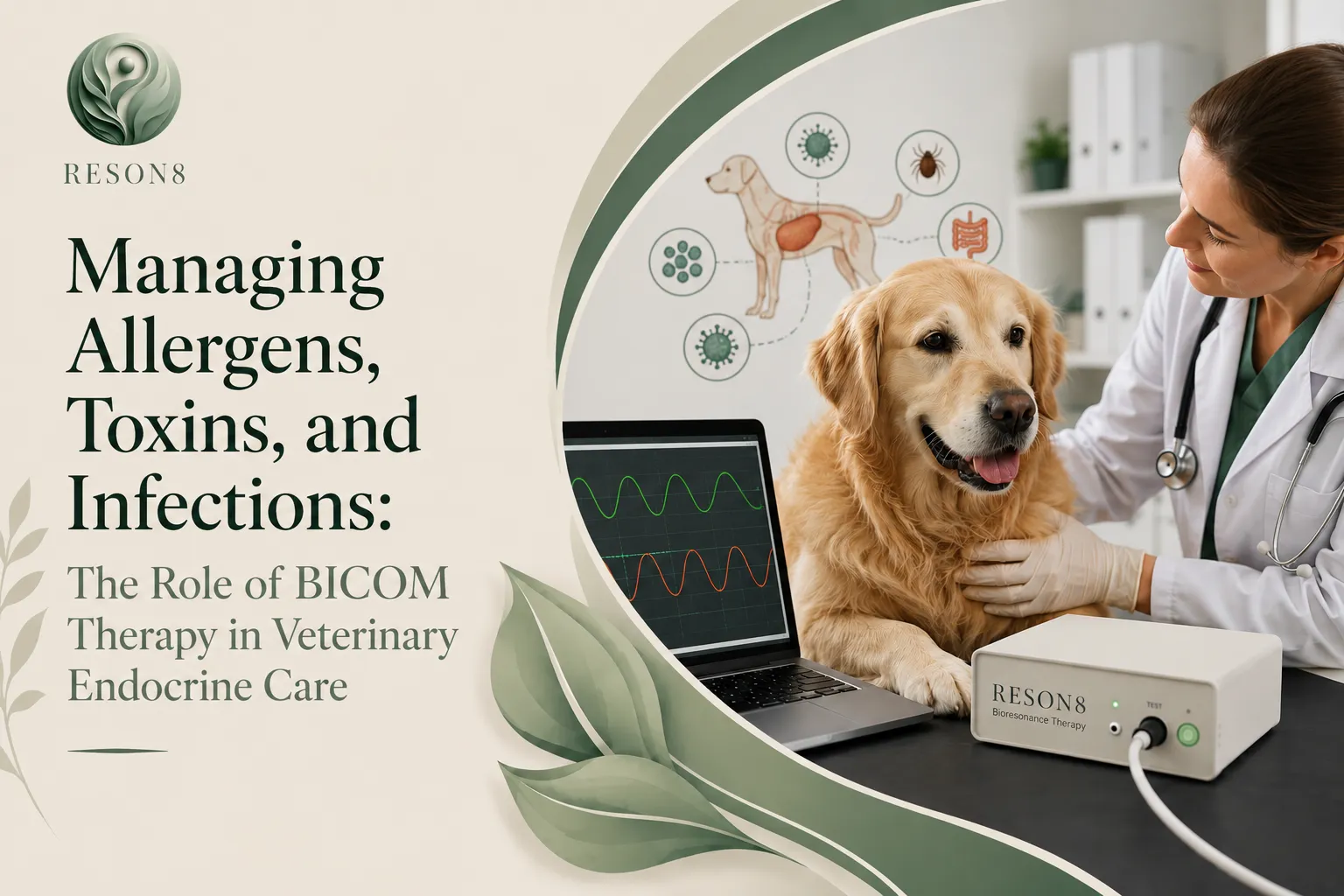 bioresonancetherapy.com 	Managing Allergens, Toxins, and Infections: The Role of BICOM Therapy in Veterinary Endocrine Care
