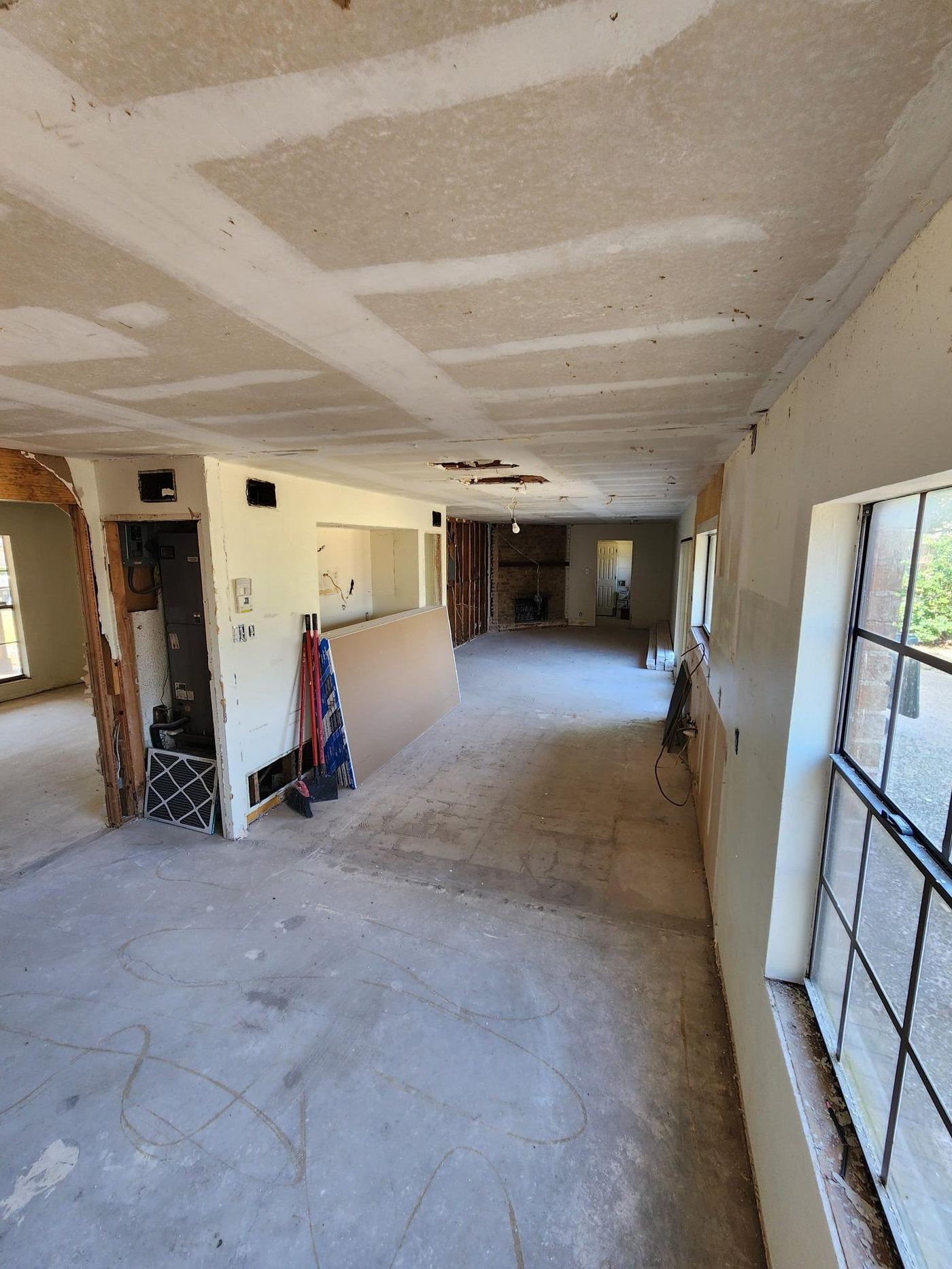 3606 Iroquois Trail gutted to the studs
