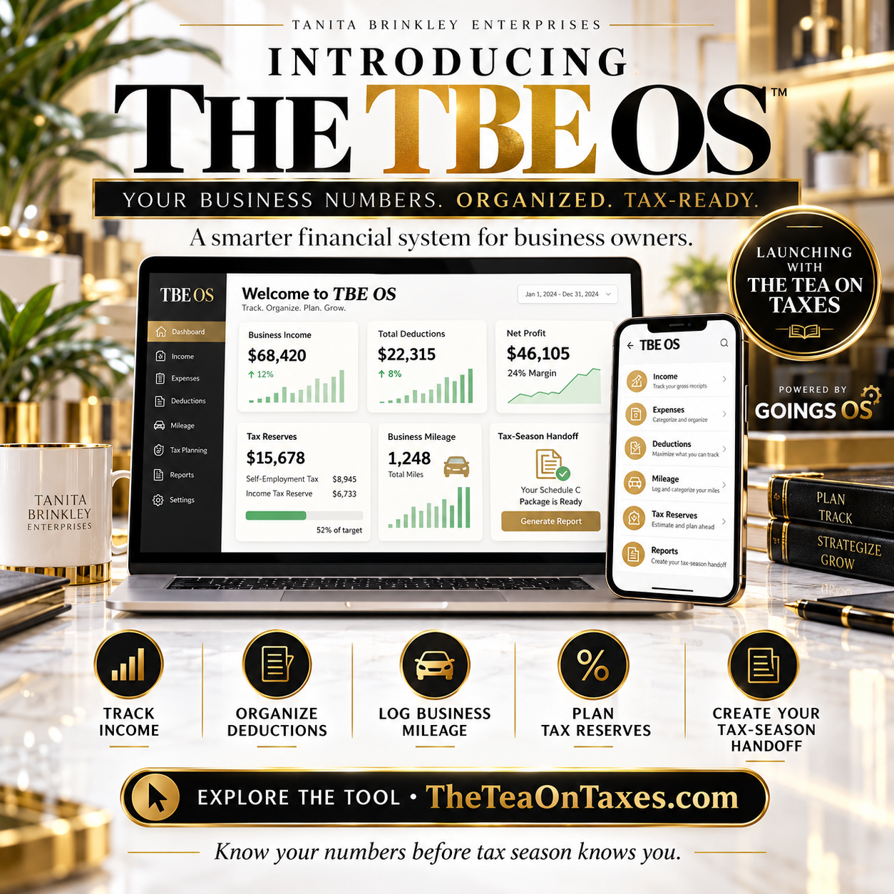 TBE-OS System Dashboard
