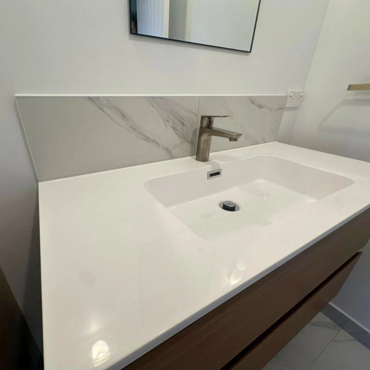 Bathroom Splashback by FS Tiling