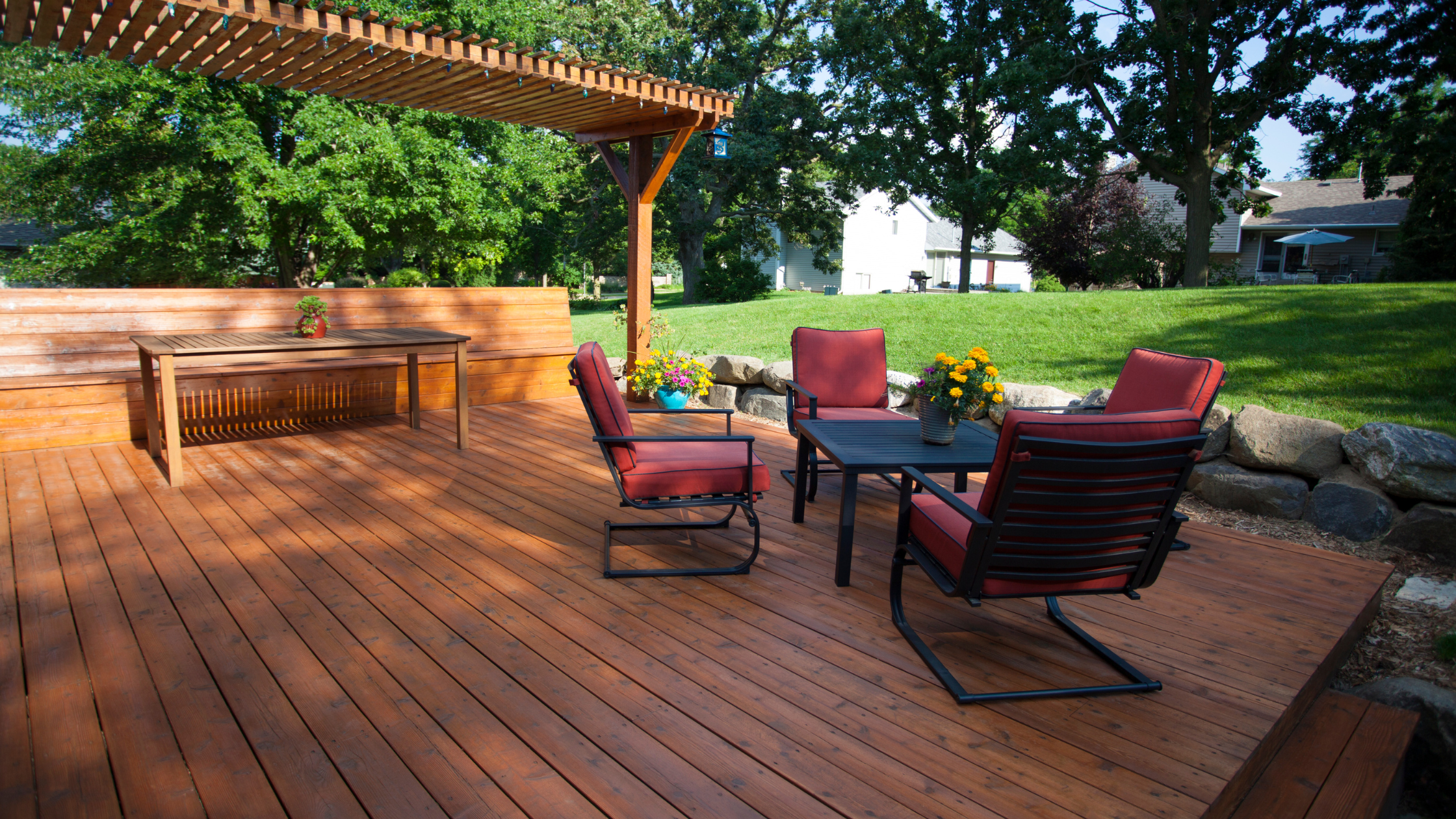 custom deck building Weston MA